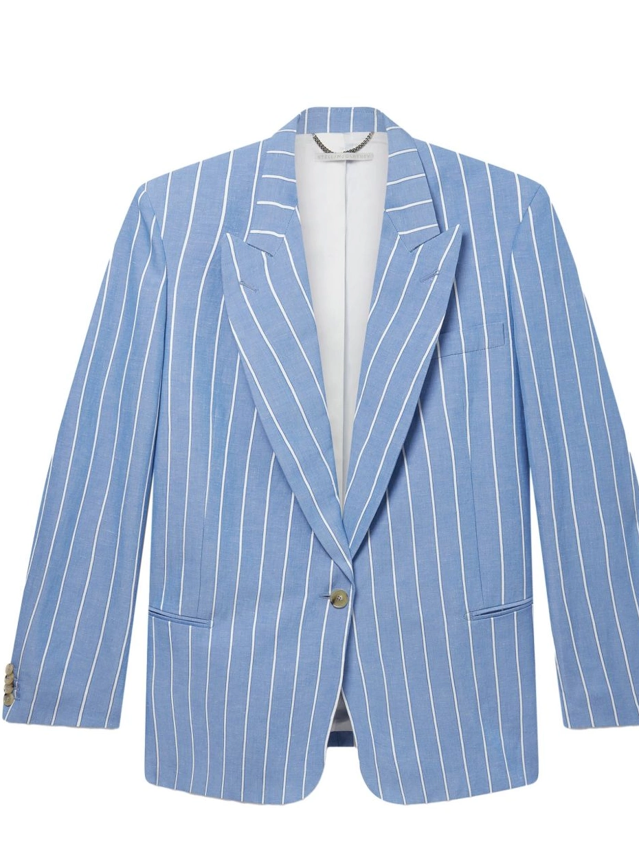 pinstriped single-breasted Stella Women McCartney blazer 0712